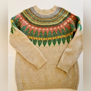 BODEN NORDIC WOOL ALPACA MOHAIR SWEATER NEW WITHOUT TAGS! SIZE 4